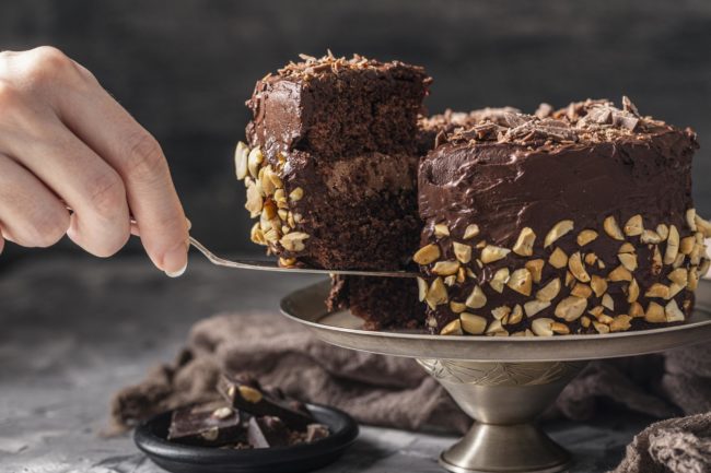 front-view-delicious-chocolate-cake-concept Marketing is a bit like baking a chocolate cake... photo created by freepik - www.freepik.com